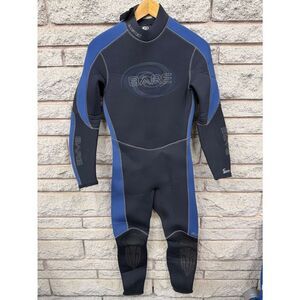Men’s Black & Blue 5mm Full Wetsuit